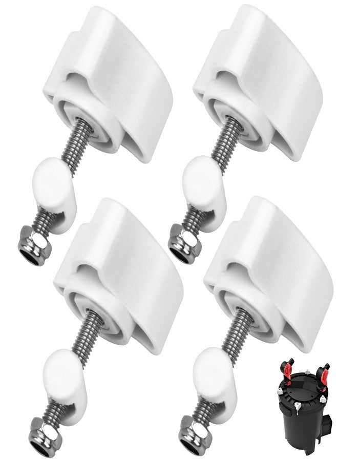 KINTLE 4 Pcs A20215 Canister Filter Locking Nut Lid Fastener Compatible with F-luval FX2 (A213) FX4 (A214) FX5 (A218) FX6 (A219) External Filters Canister Filter, Preventing Leakage - Image 1